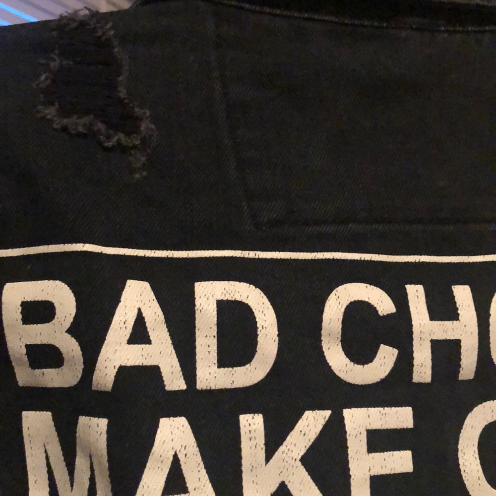 Distressed Jean Jacket - Picture 3 of 4